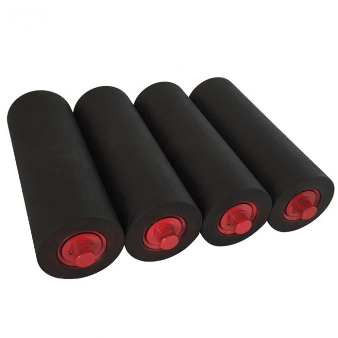 Guarante six mois du diamètre 89mm de rouleaux de extraction noirs personnalisables de convoyeur