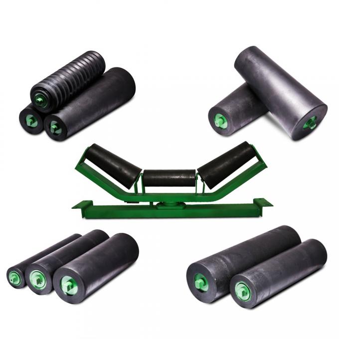 Guarante six mois du diamètre 89mm de rouleaux de extraction noirs personnalisables de convoyeur